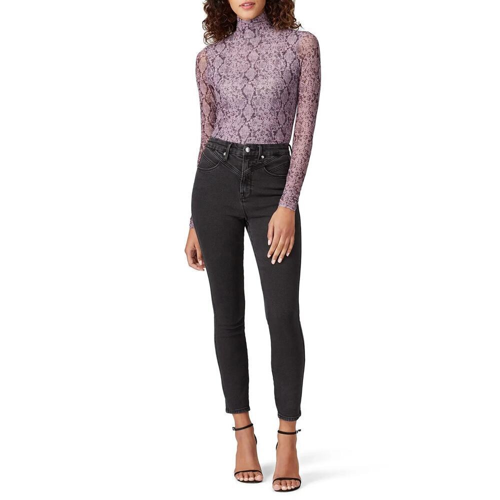 Cinq Sept Python Turtleneck Small - image 7